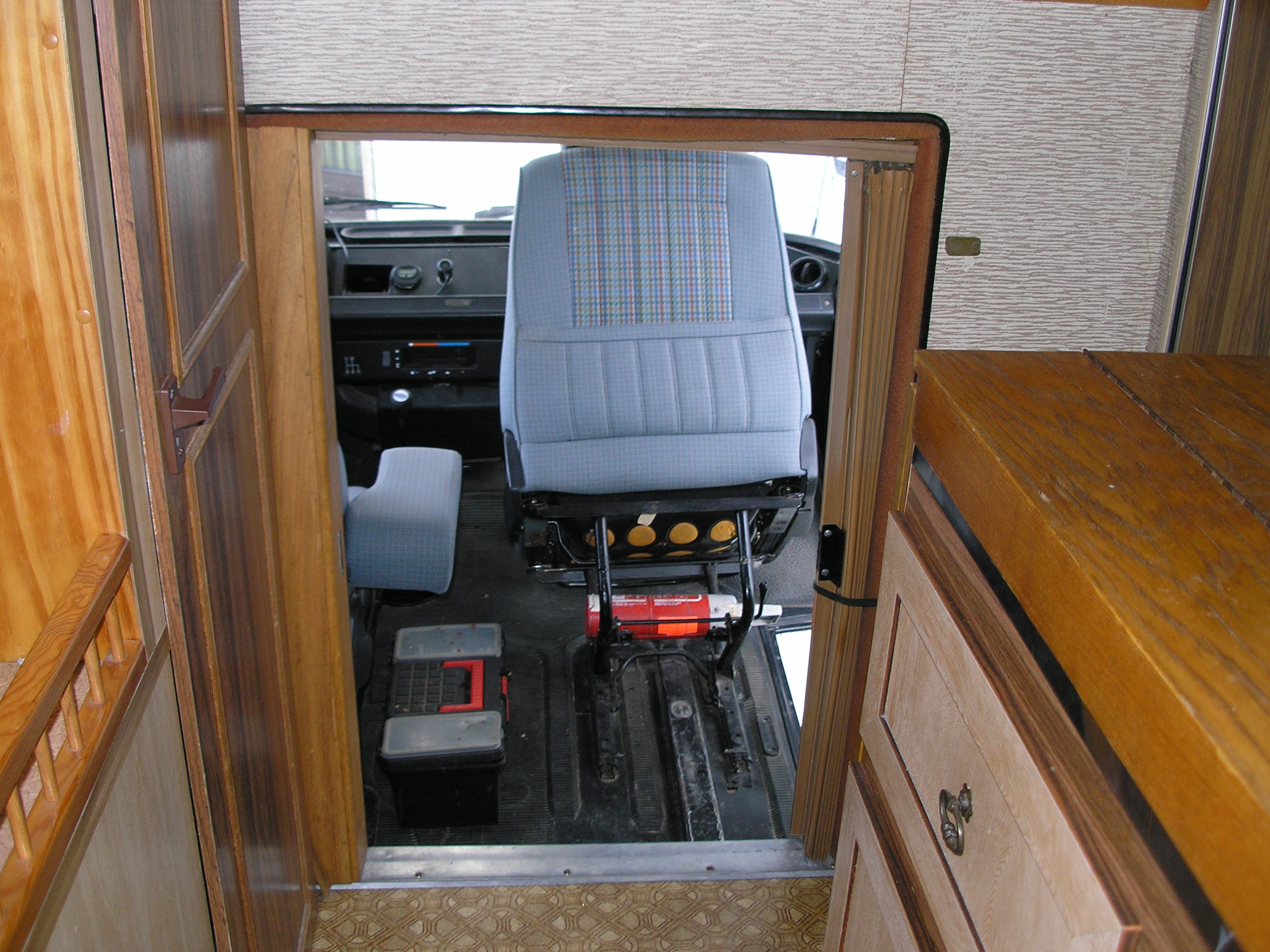 Photo du Camping-car Ford Transit Autostar Cabine avant rénovation